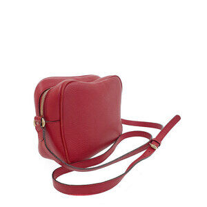 Gucci Leather Crossbody Soho Bag Pebbled Disco
